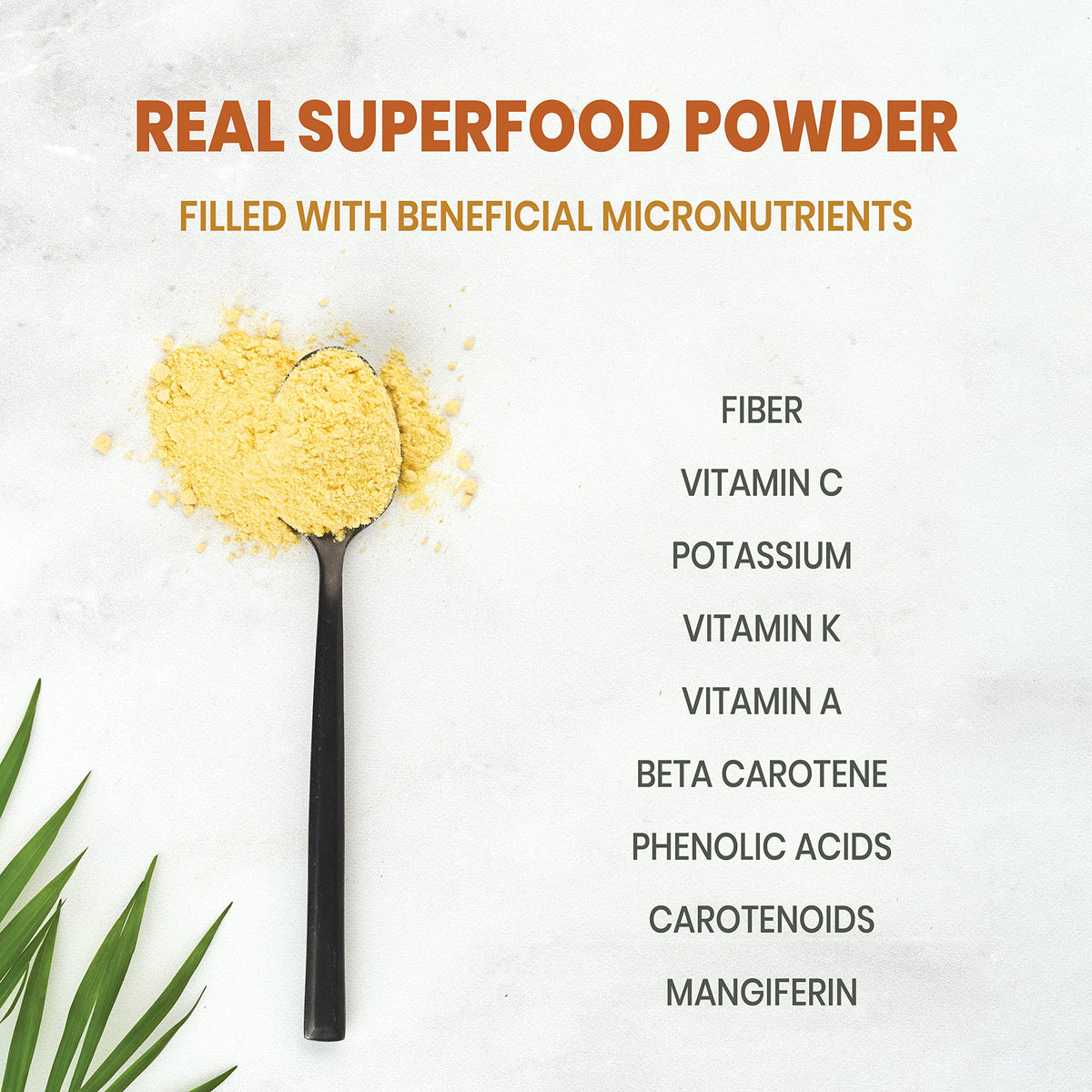 Jungle Powders Organic Mango Powder – 5 oz | Freeze-Dried Mango Powder for Baking, Smoothies & Desserts