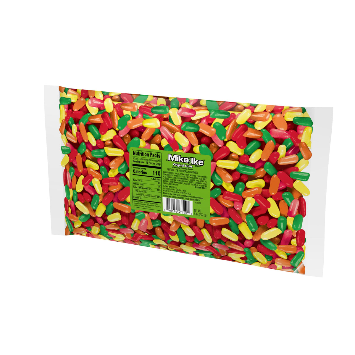 Just Born Mike and Ike Original Flavors - 5 lb Bag (Basic)