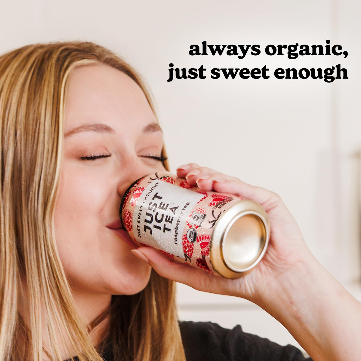 Just Ice Tea Dragon Green Iced Tea - 12-Pack (12oz Cans) | Organic, Real Brewed, Low Calorie, Fair Trade, Made in USA