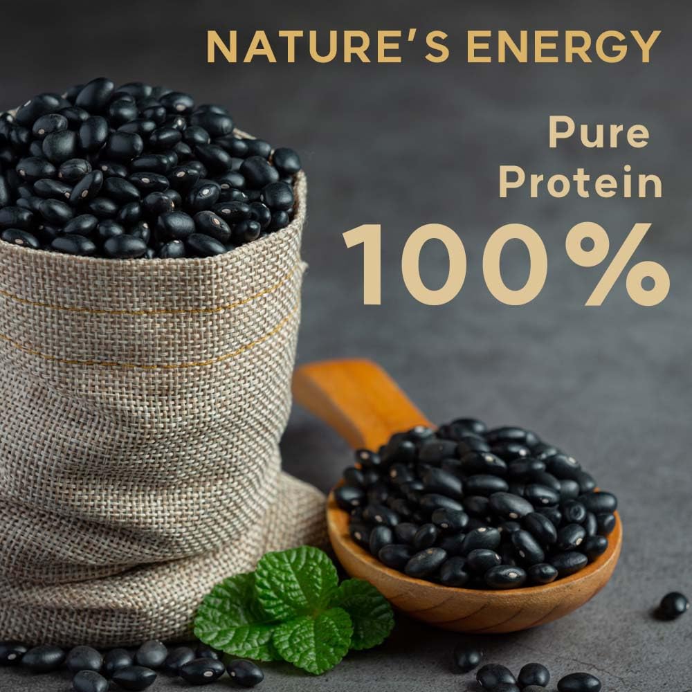 K-Herb Roasted Korean Black Soybean Powder – 100% Toasted Seoritae, Fine Ground for Smoothies & Cooking