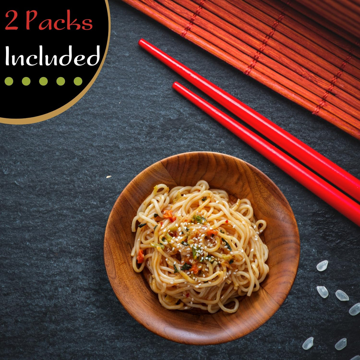 KA-ME Gluten Free Rice Noodles – Hong Kong Express Ready-To-Serve Noodles (Pack of 6)