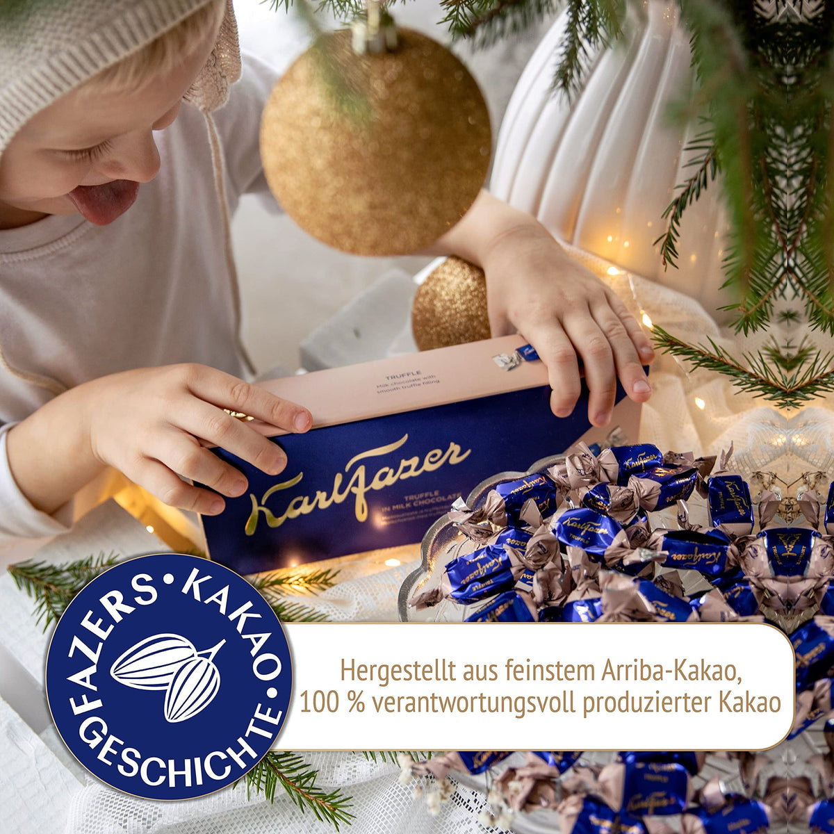 Karl Fazer Milk Chocolate Box 270g (9.52 oz) – Premium Finland Chocolates