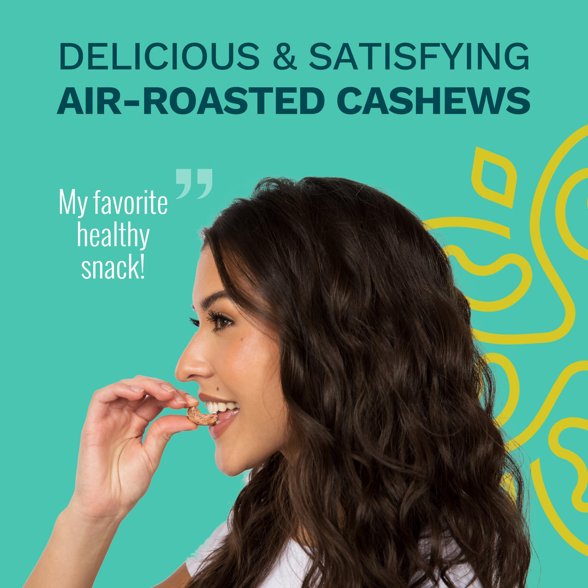 Karma Nuts Sea Salt Cashews — Air Roasted, Vegan, Gluten Free, Low Net Carb Snack (1.5 oz, 12 Pack)