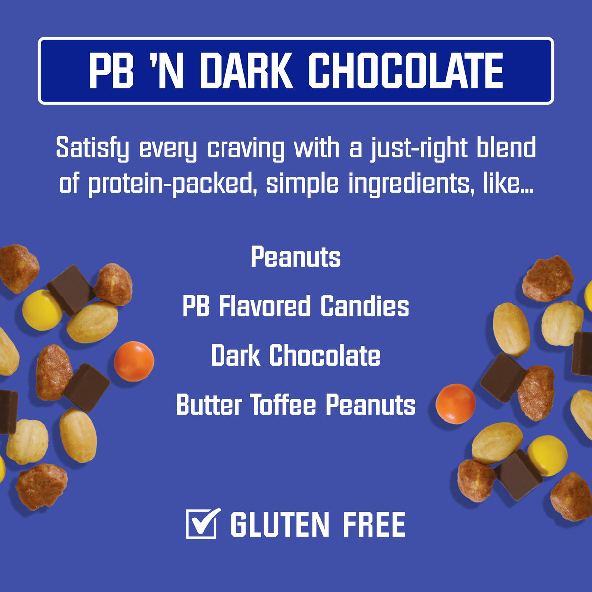 Kar's Nuts Peanut Butter 'N Dark Chocolate Trail Mix, 28 oz – Resealable Pouch (Pack of 1) | Gluten-Free & Kosher Certified