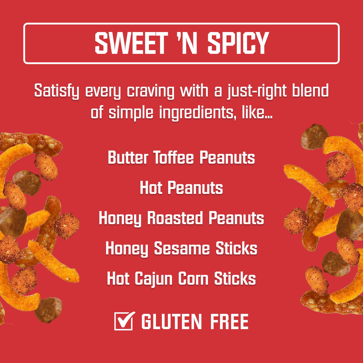 Kar's Nuts Sweet N Spicy Trail Mix – 6 oz Pouches, 12-Pack, Gluten-Free & Kosher