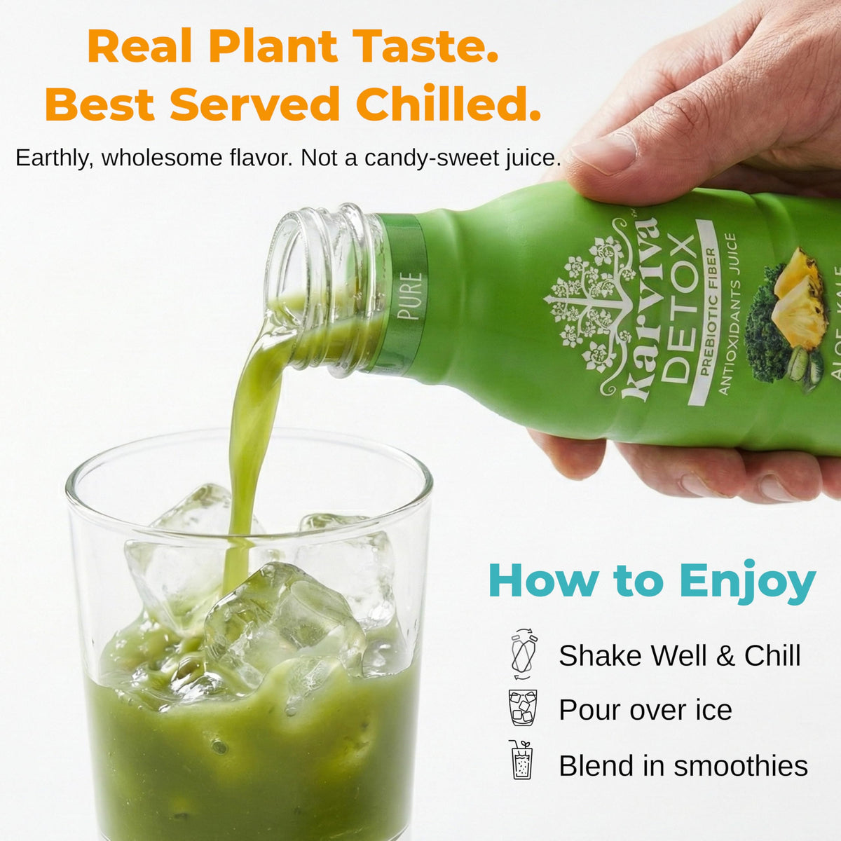 Karviva Organic Juice Cleanse Pack — Gentle 6-Bottle Detox
