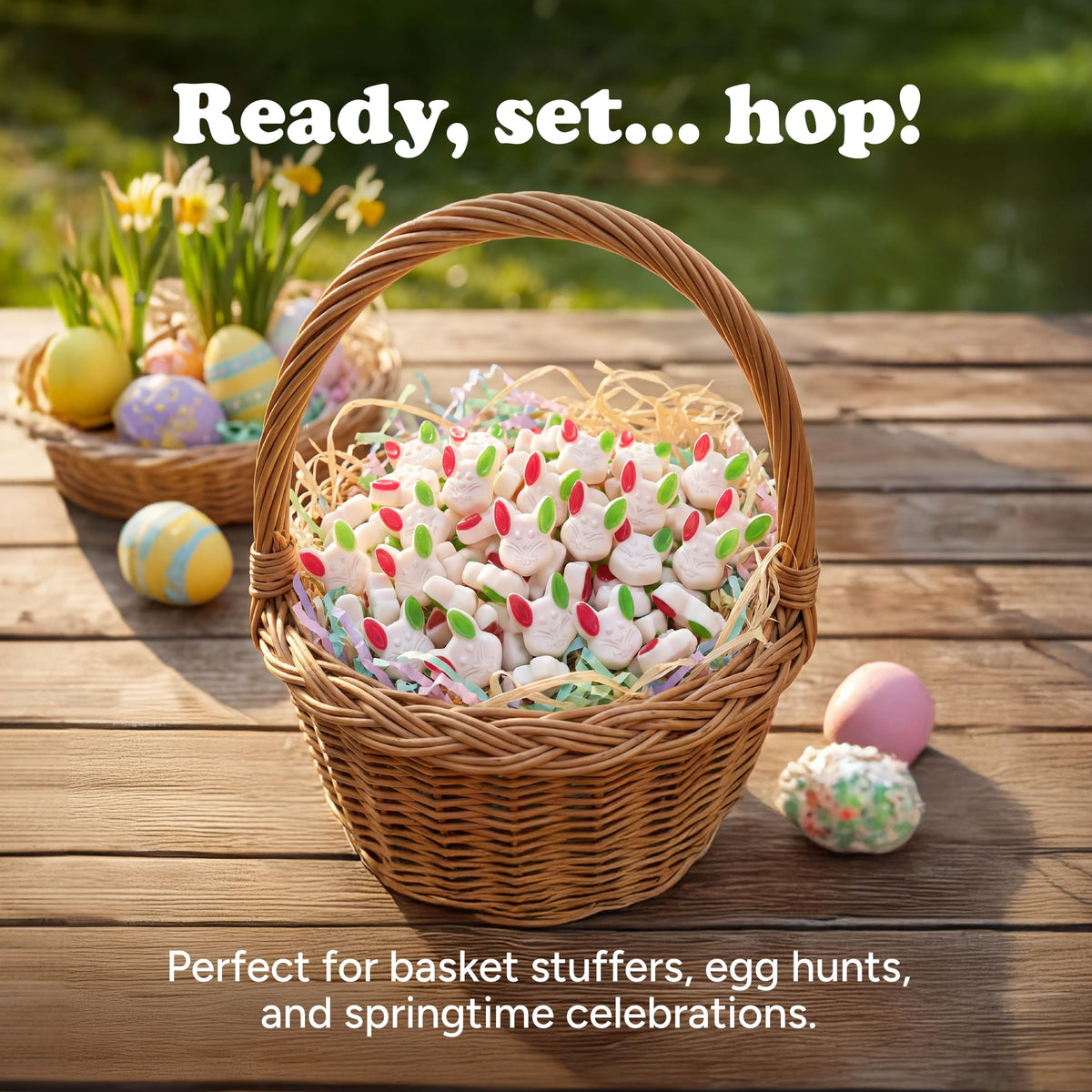 Katjes Bunny Sweet Hopps: Soft Foam & Fruity Gummy Candy – 35 oz Vegan, Gelatin Free