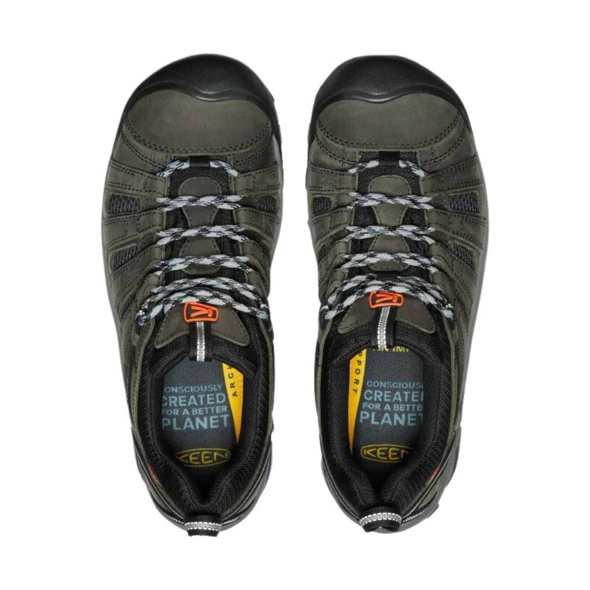 KEEN Men's Voyageur - Steel Grey/Scarlett Ibis