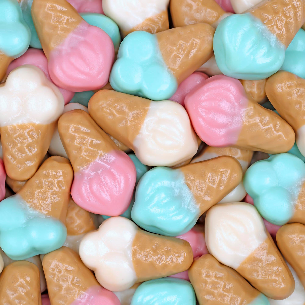 Kervan Bebeto Ice Cream Gummies — 5 lb Bulk, Gluten-Free Halal Candy Cones