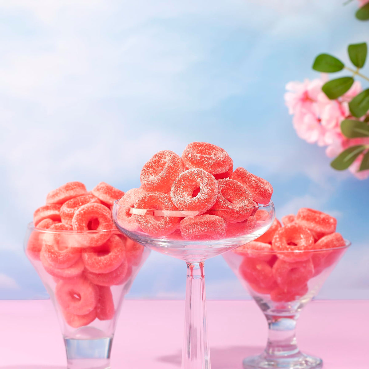 Kervan Bebeto Watermelon Rings – 5 lb Party-Size Watermelon Gummy Rings