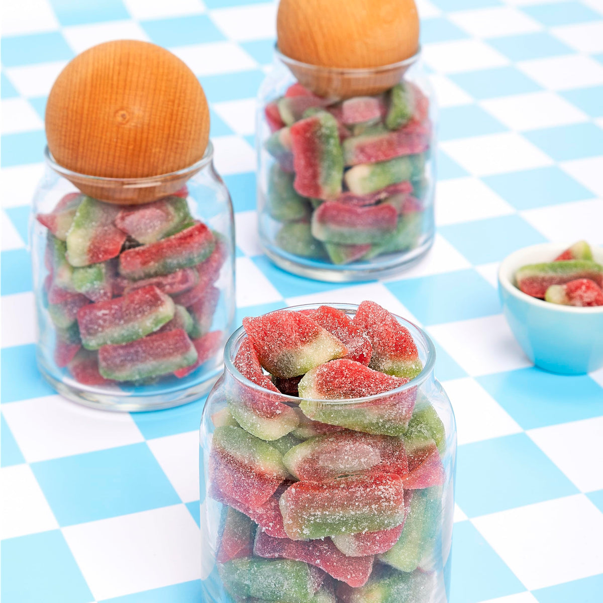 Kervan Candy Watermelon Slices – Soft, Fruity Gummies, 5 lb Party Bag