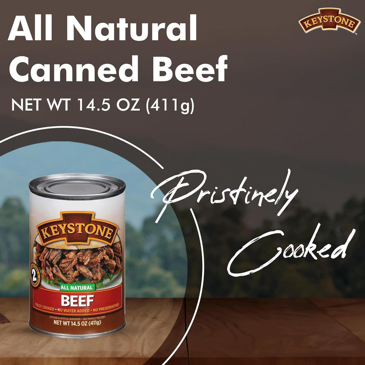 Keystone Meats 24 Cans Variety Pack – All Natural Fully Cooked Canned Meat, 5-Year Shelf Life