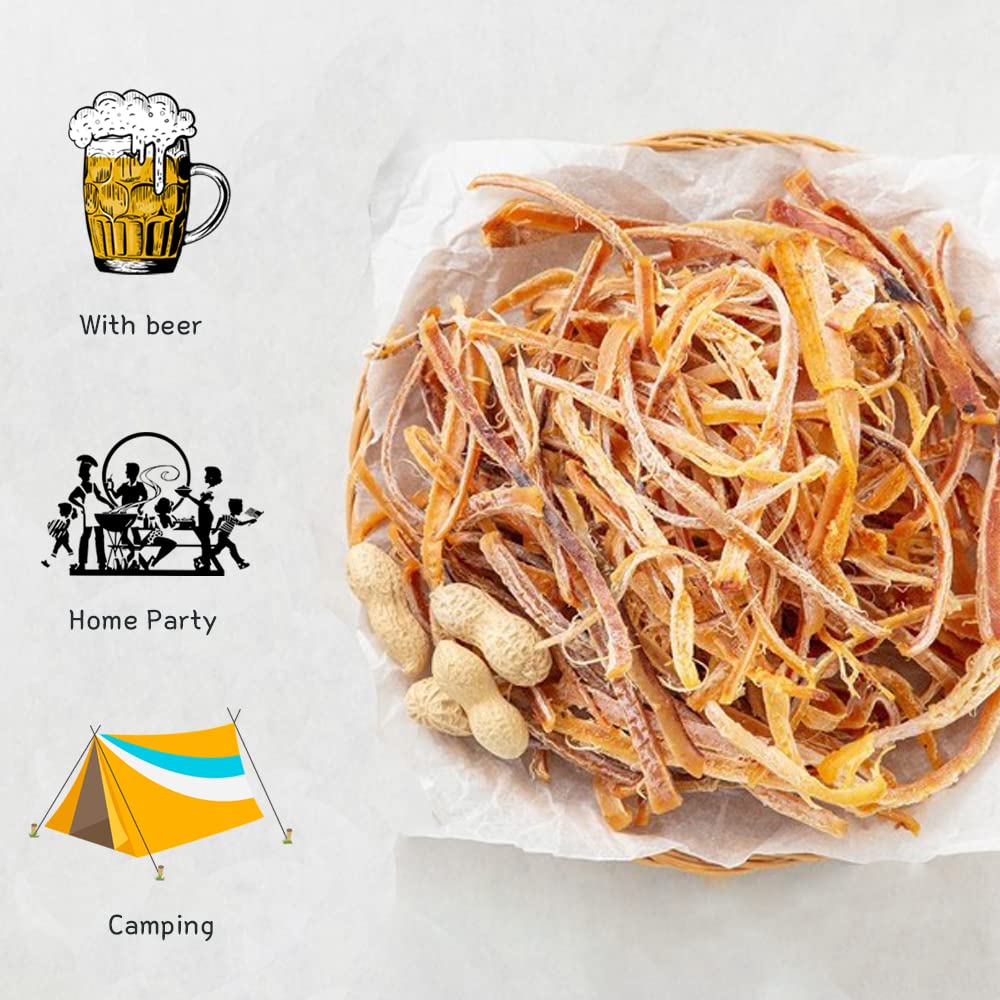 K-Herb Dried Squid – Korean Butter Honey Grilled Soft Squid (꽃보다 오징어, 4.6 oz)