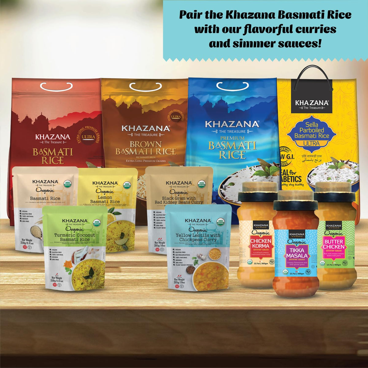 Khazana Authentic Premium Basmati Rice – 10 lb Bag | Aromatic, Gluten-Free, Non-GMO