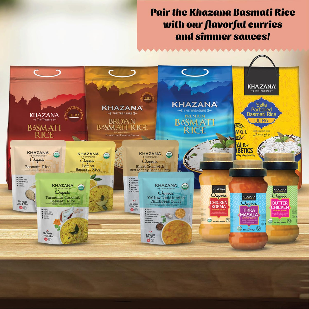 Khazana Authentic Extra Long Basmati Rice – 10 lb Bag | Aromatic, Non-GMO, Gluten Free