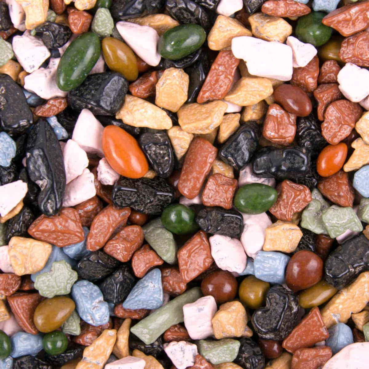 KIDU Chocolate Rocks Candy – Edible Rock Chunks for Cake Decorating, 2 lb Resealable Bag