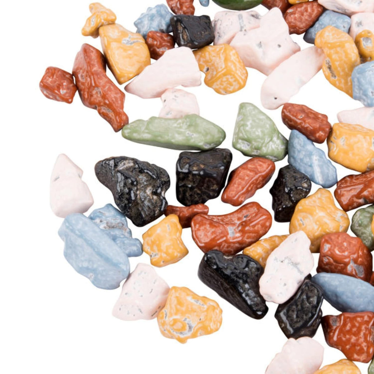 KIDU Chocolate Rocks Candy – Edible Rock Chunks for Cake Decorating, 2 lb Resealable Bag