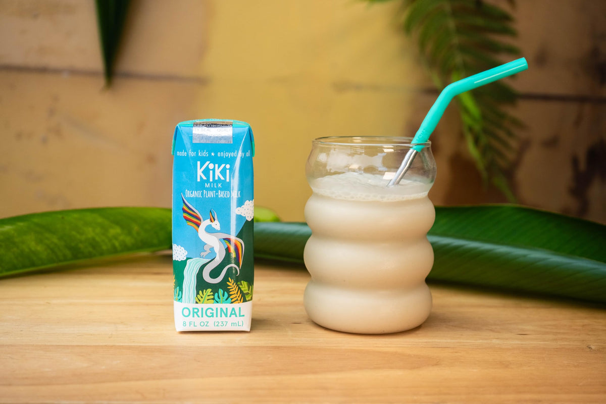 Original Kiki Milk — Organic Plant-Based Milk, Glyphosate-Free, 12-Pack (8 oz each)
