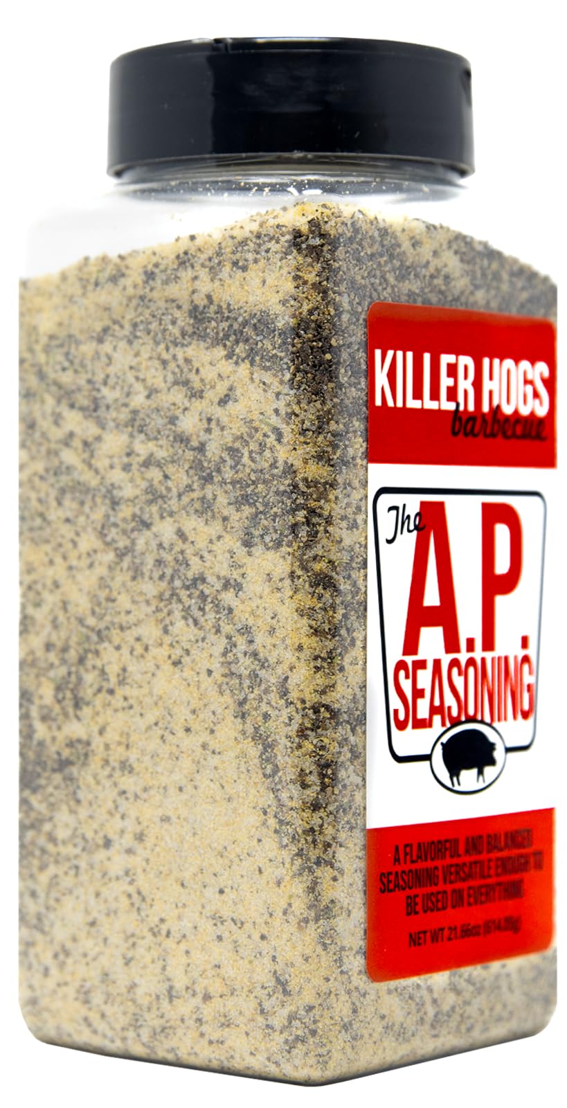 Killer Hogs AP Seasoning – Championship BBQ All Purpose Dry Rub for Beef, Steak, Pork, Chicken | 21.7 oz Shaker