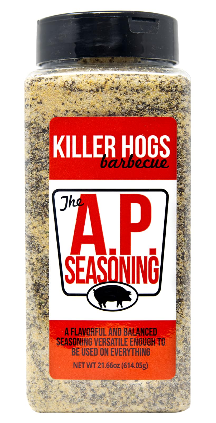 Killer Hogs AP Seasoning – Championship BBQ All Purpose Dry Rub for Beef, Steak, Pork, Chicken | 21.7 oz Shaker