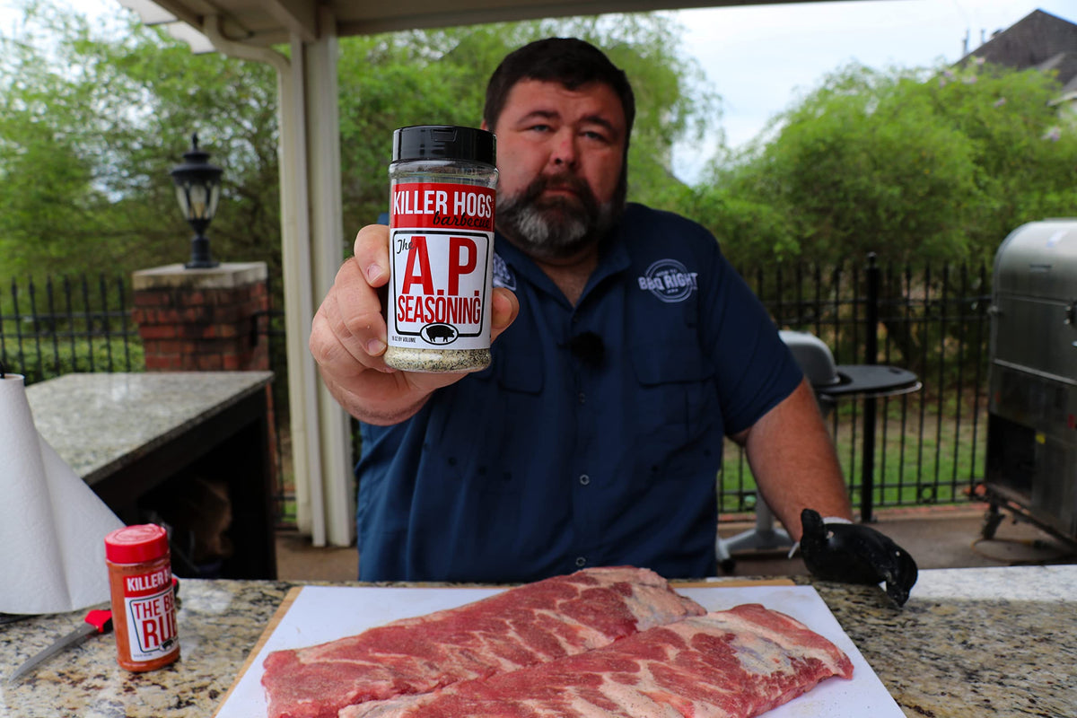 Killer Hogs AP Seasoning – Championship BBQ All Purpose Dry Rub for Beef, Steak, Pork, Chicken | 21.7 oz Shaker