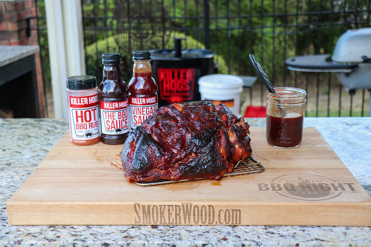 Killer Hogs HOT BBQ Rub | Championship Grill Seasoning for Beef, Chicken, Pork, Burgers | 19.8 oz