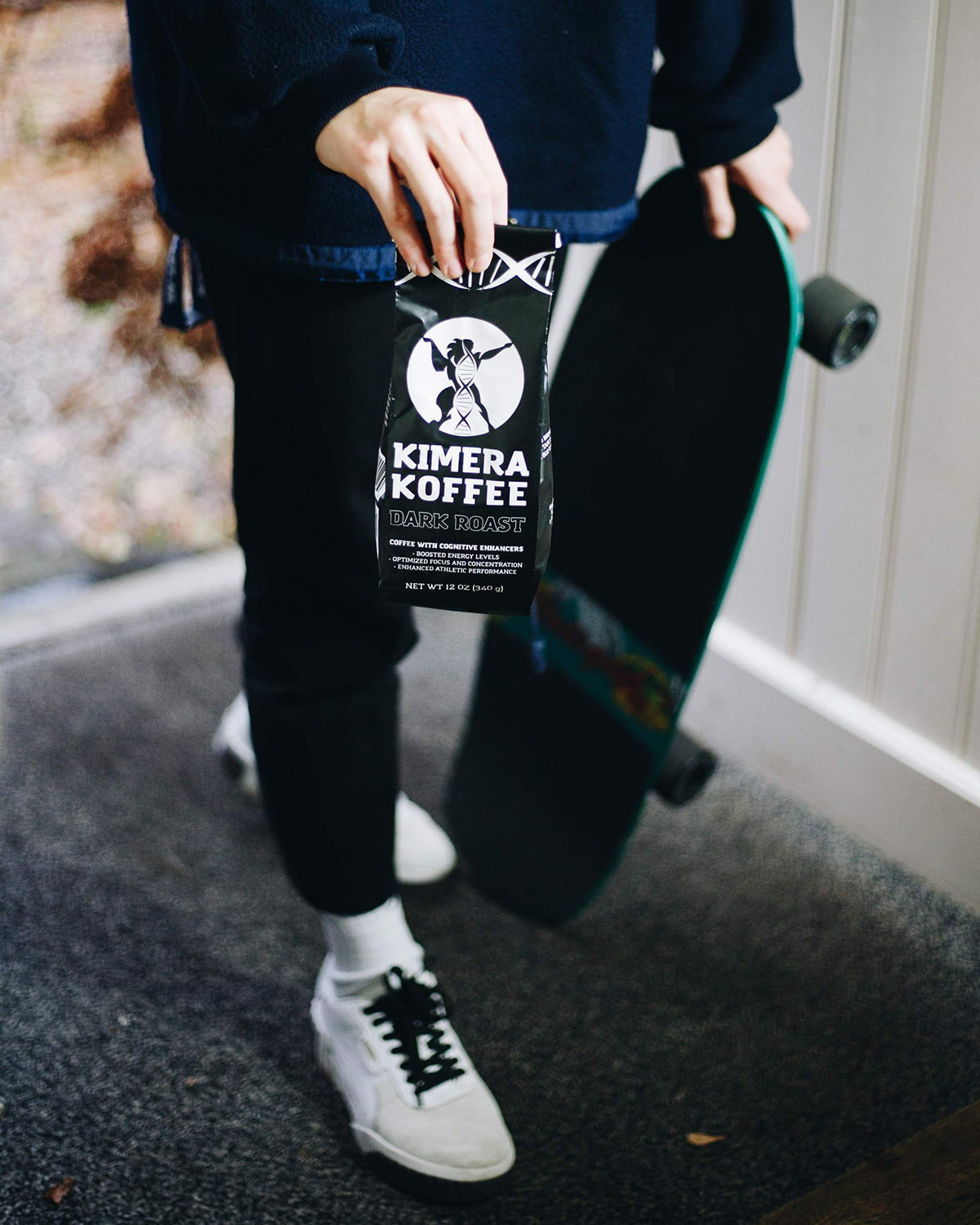Kimera Koffee Dark Roast – Organic Bold Nootropic Coffee (12oz Ground)