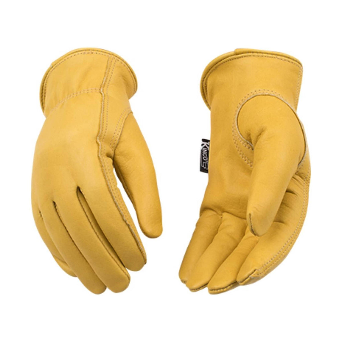 Kinco Women's Cowhide Lined Gloves - Yellow