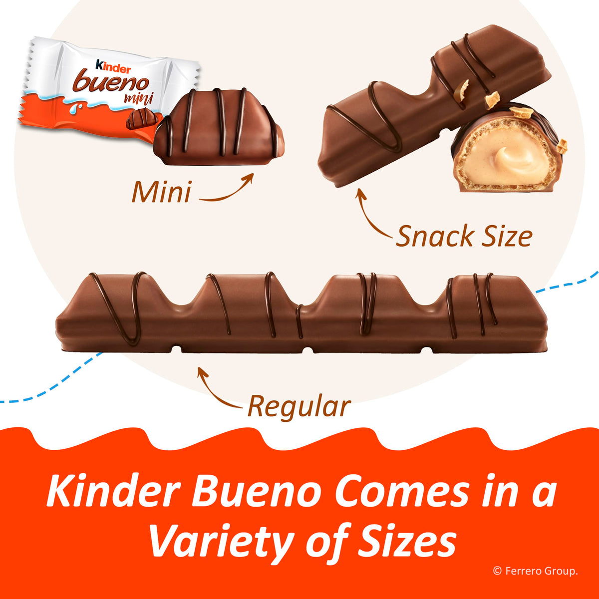 Kinder Bueno Dark Chocolate Bars with Creamy Hazelnut Filling – Bulk 30 Count (2 Bars/Pack)