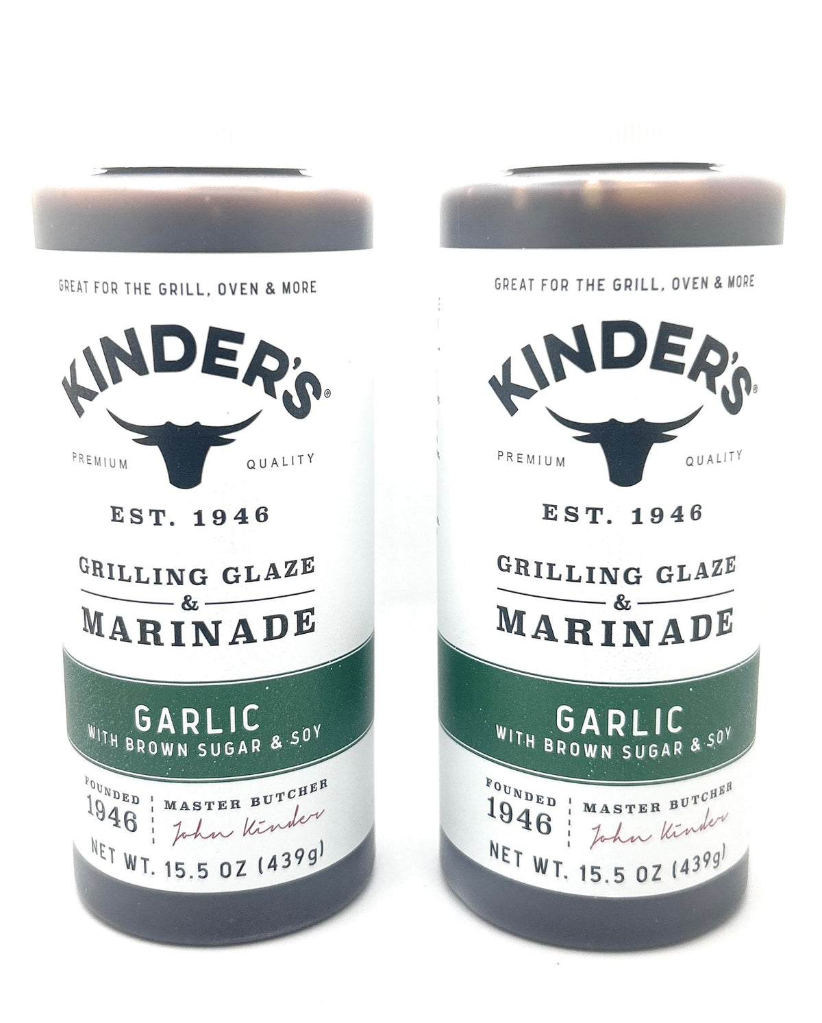 Kinder's Garlic Glaze & Marinade — 2 Bottles
