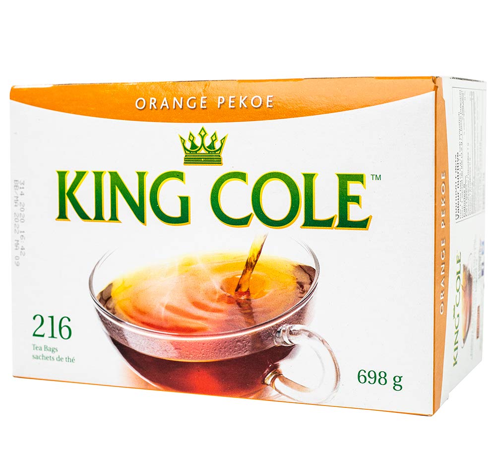 King Cole Orange Pekoe Tea Bags – 216-Count Premium Orange Pekoe Box