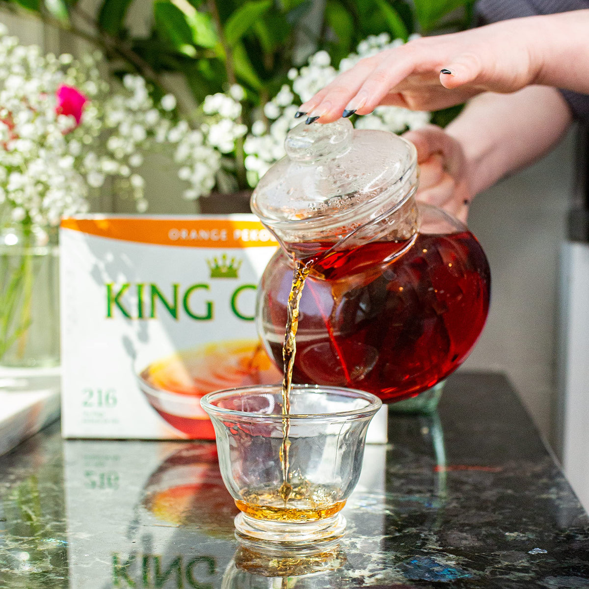King Cole Orange Pekoe Tea Bags – 216-Count Premium Orange Pekoe Box