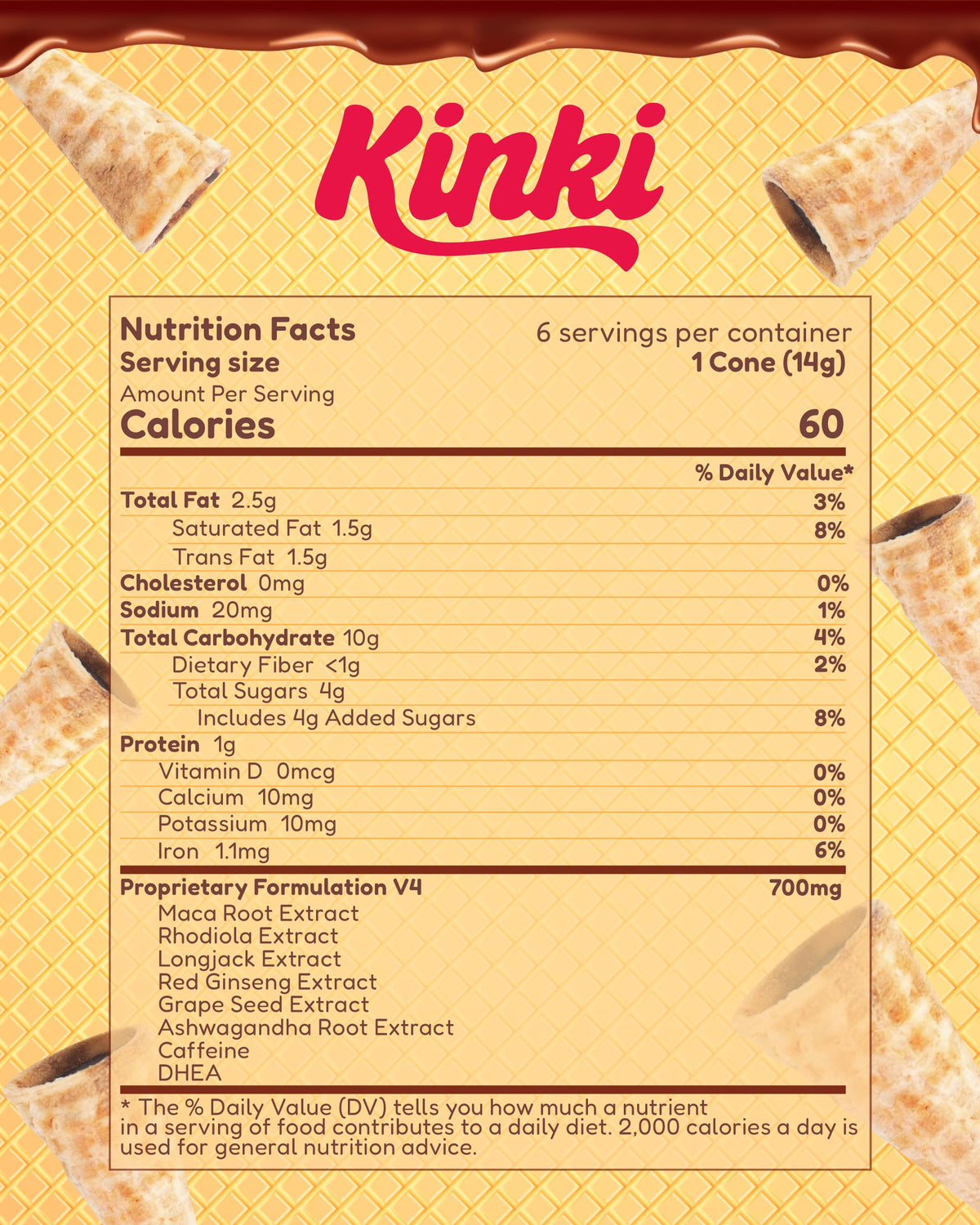 Kinki Just the Tip USA-Made Mood Chocolates for Couples – 6 Pack (3 Servings)