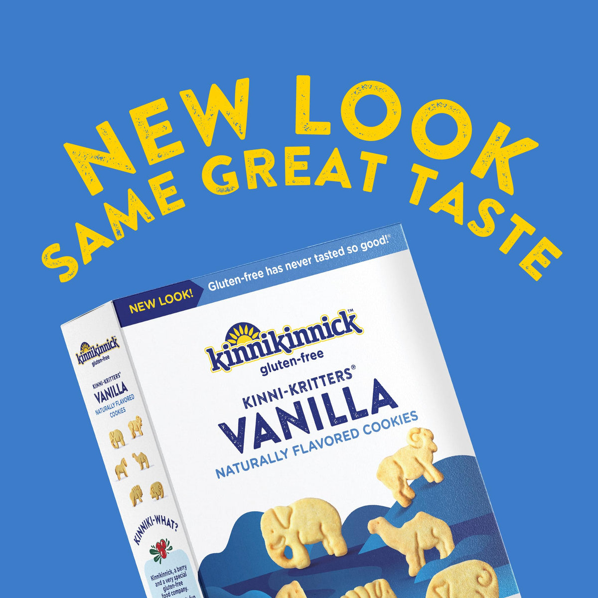 Kinnikinnick KinniKritters Vanilla Animal Cookies – Gluten Free, Dairy Free, Nut Free, Peanut Free, Soy Free, Vegan (6x8 oz Pack)