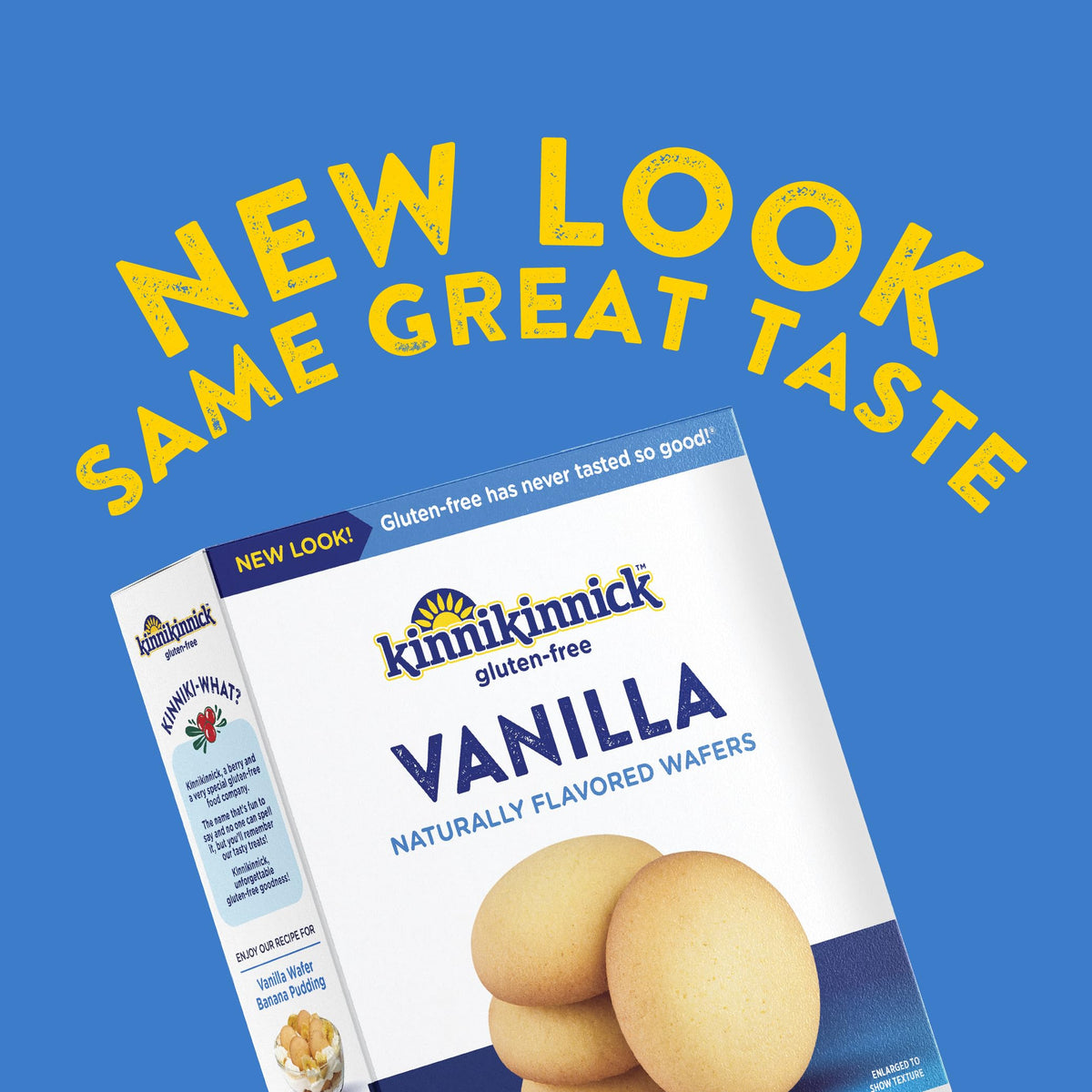 Kinnikinnick Gluten Free Vanilla Wafers – 6 Boxes, Dairy Free, Allergy Friendly, Kosher
