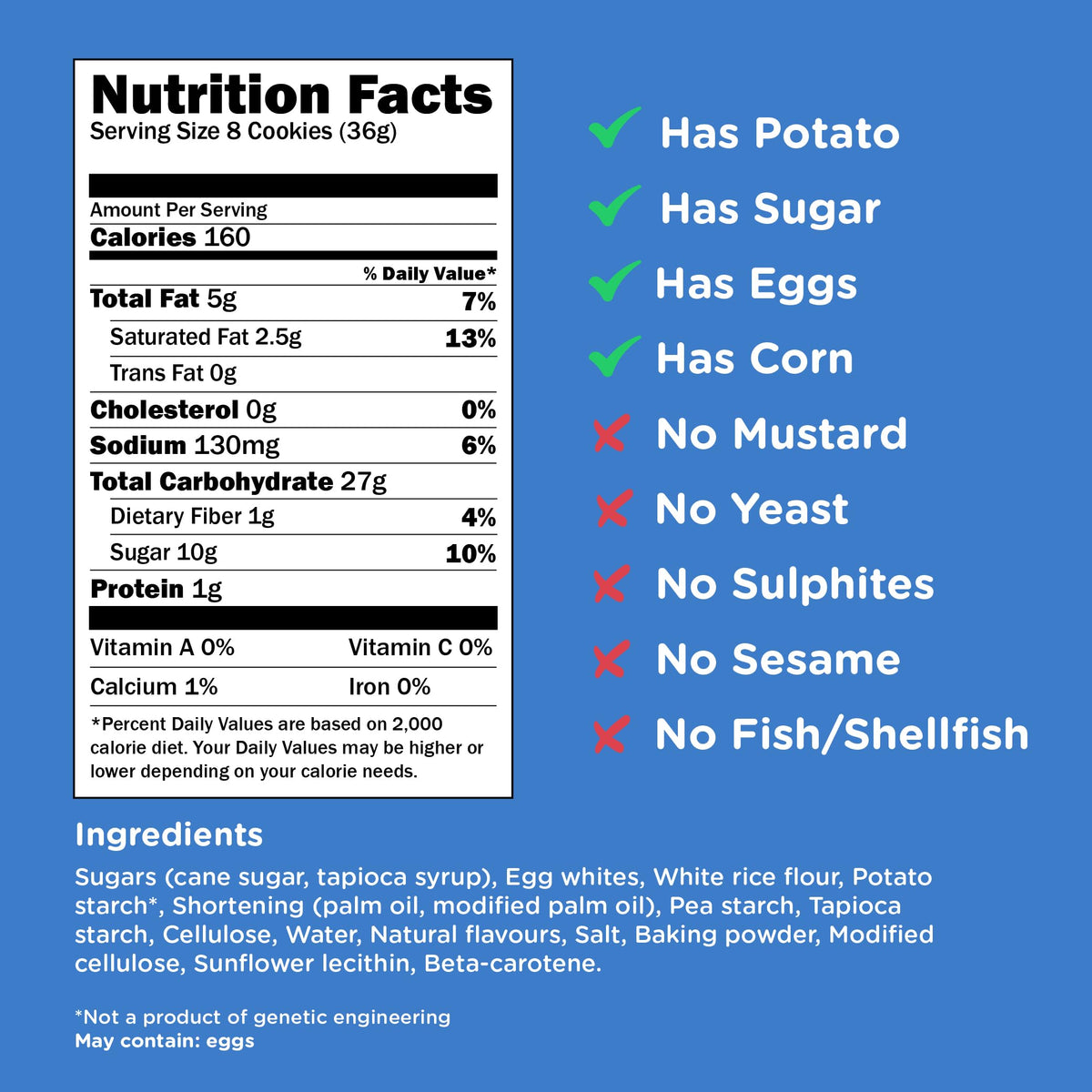 Kinnikinnick Gluten Free Vanilla Wafers – 6 Boxes, Dairy Free, Allergy Friendly, Kosher