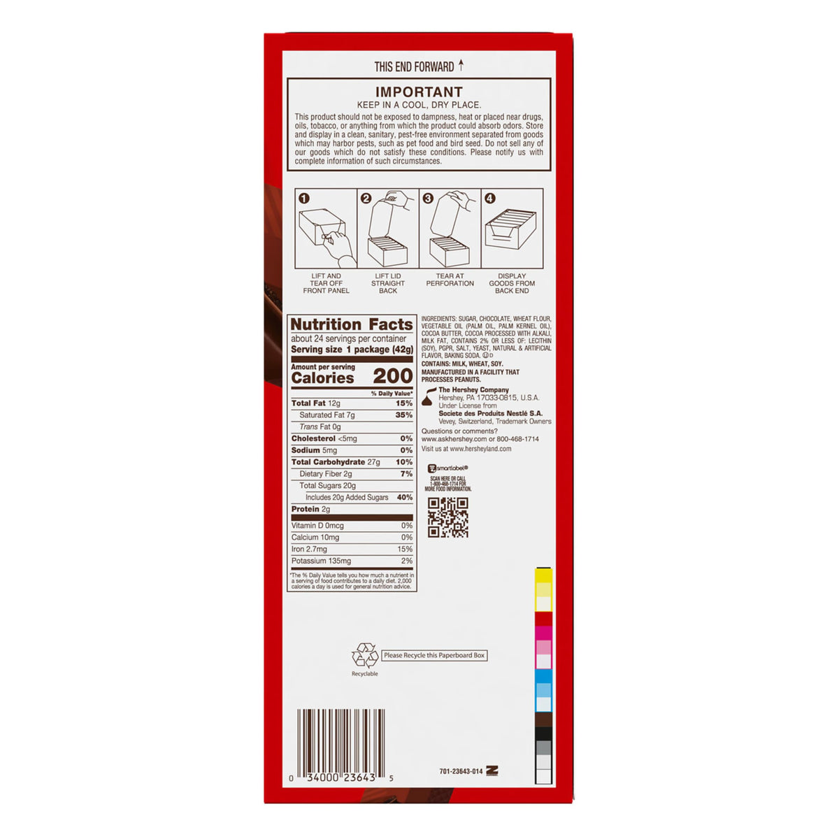 KIT KAT Dark Chocolate Wafer Bars – 24 Count, 1.5 oz Each | Individually Wrapped