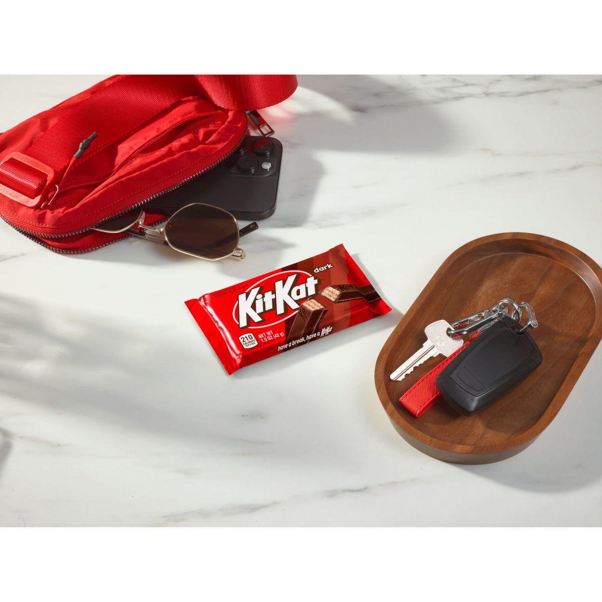 KIT KAT Dark Chocolate Wafer Bars – 24 Count, 1.5 oz Each | Individually Wrapped