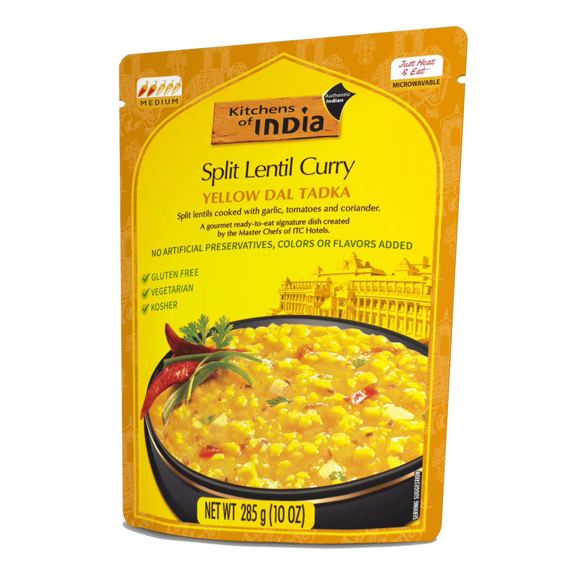 Kitchens Of India Ready To Eat Yellow Dal Tadka – 6 Pack, 10oz Boxes