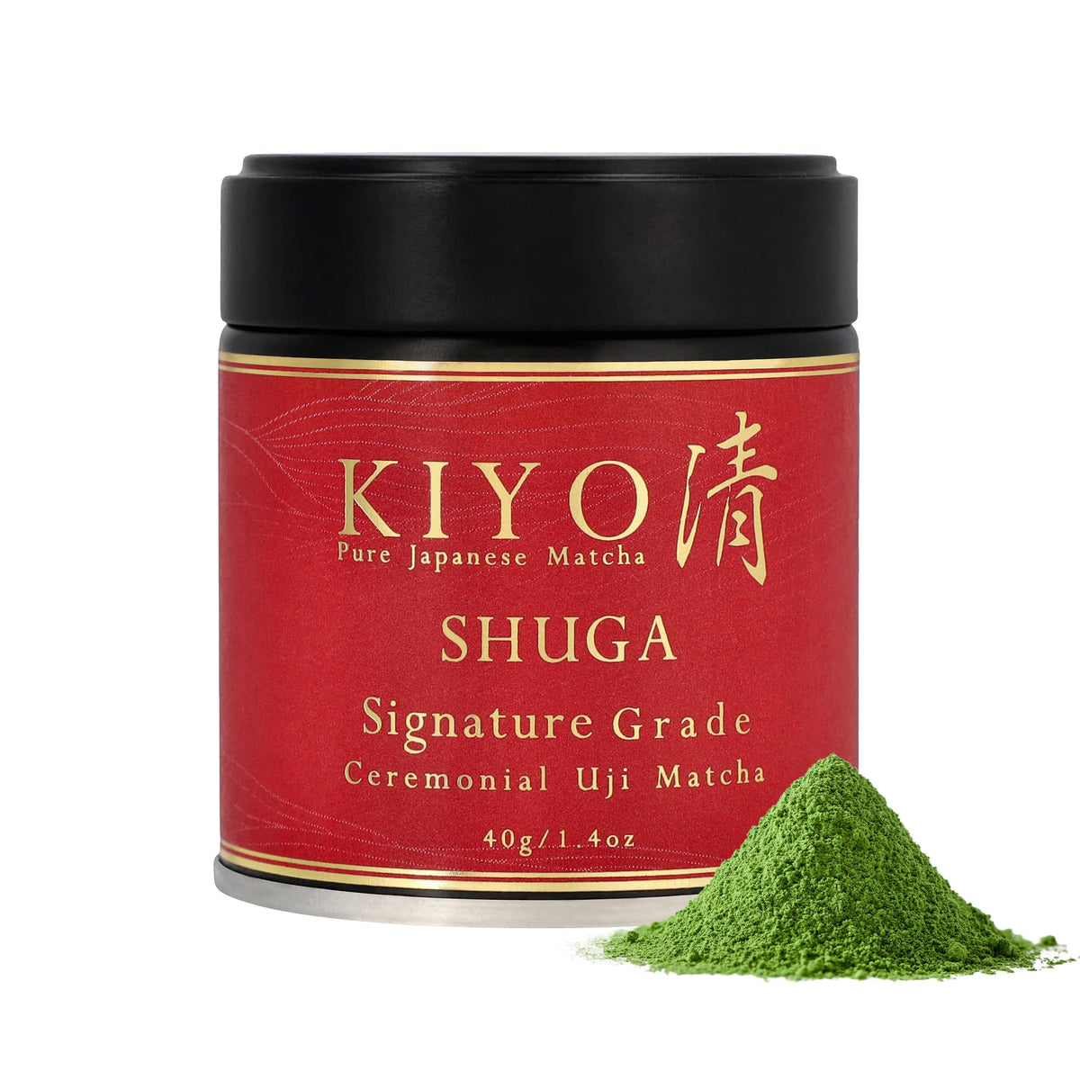Kiyo Matcha Signature Grade Shuga Ceremonial Uji Matcha – Pure Japanese First Harvest (40g)