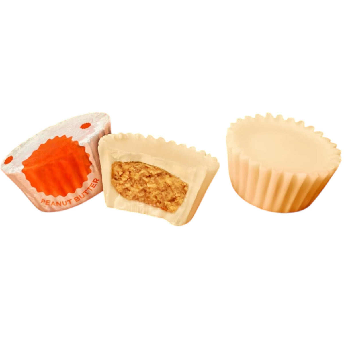 KLUB BULK Miniatures White Creme Peanut Butter Cups – 1.5 lb, Gluten-Free, Individually Wrapped