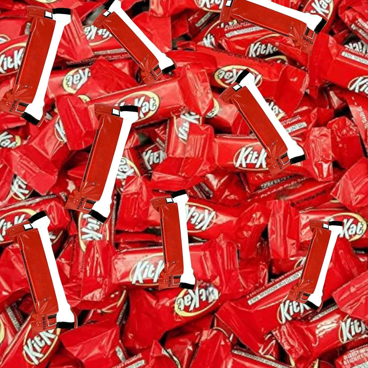 KLUB BULK Mini Chocolate Wafer Bars – 1.5 lb Bulk Pack, Milk Chocolate, Individually Wrapped