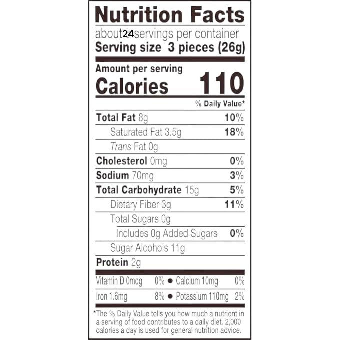 KLUB BULK Zero Sugar Dark Chocolate Miniature Peanut Butter Cups – 1.5 lb (Sugar-Free, Individually Wrapped)
