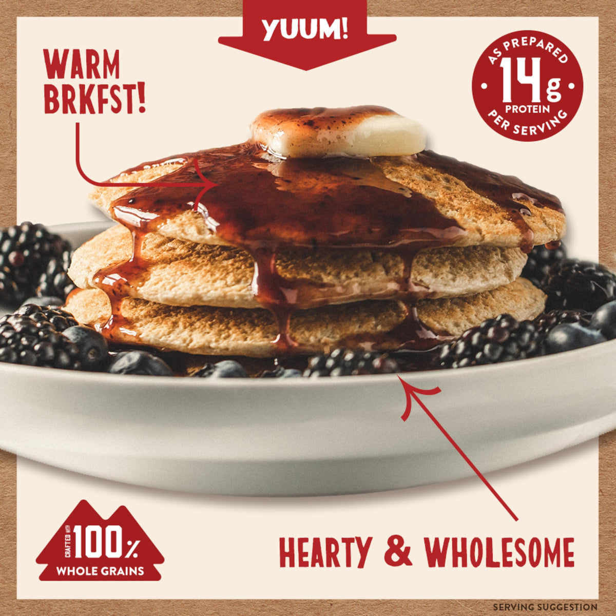 Kodiak Cakes Frontier Oat Gluten Free Protein Pancake & Waffle Mix 16oz Pack of 6