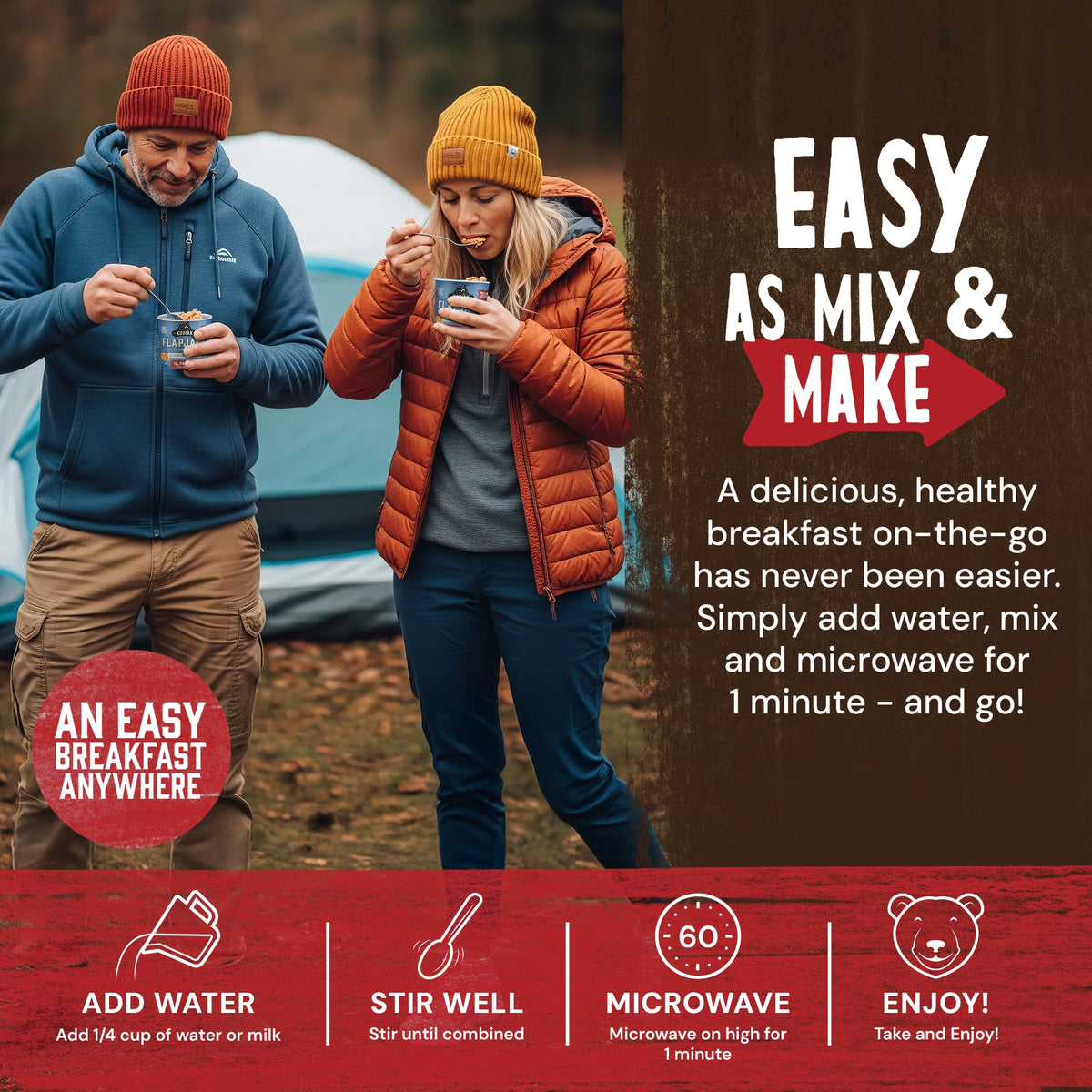 Kodiak Cakes Pancake On the Go – Blueberry & Maple, 12-Pack, 2.16 oz
