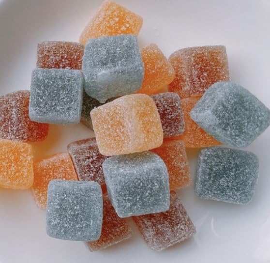 KONBINI JAPAN Tough Gummy Mixed Flavors — 3.5 oz (100g) Pack of 4 | Unique Chewy Japanese Candy