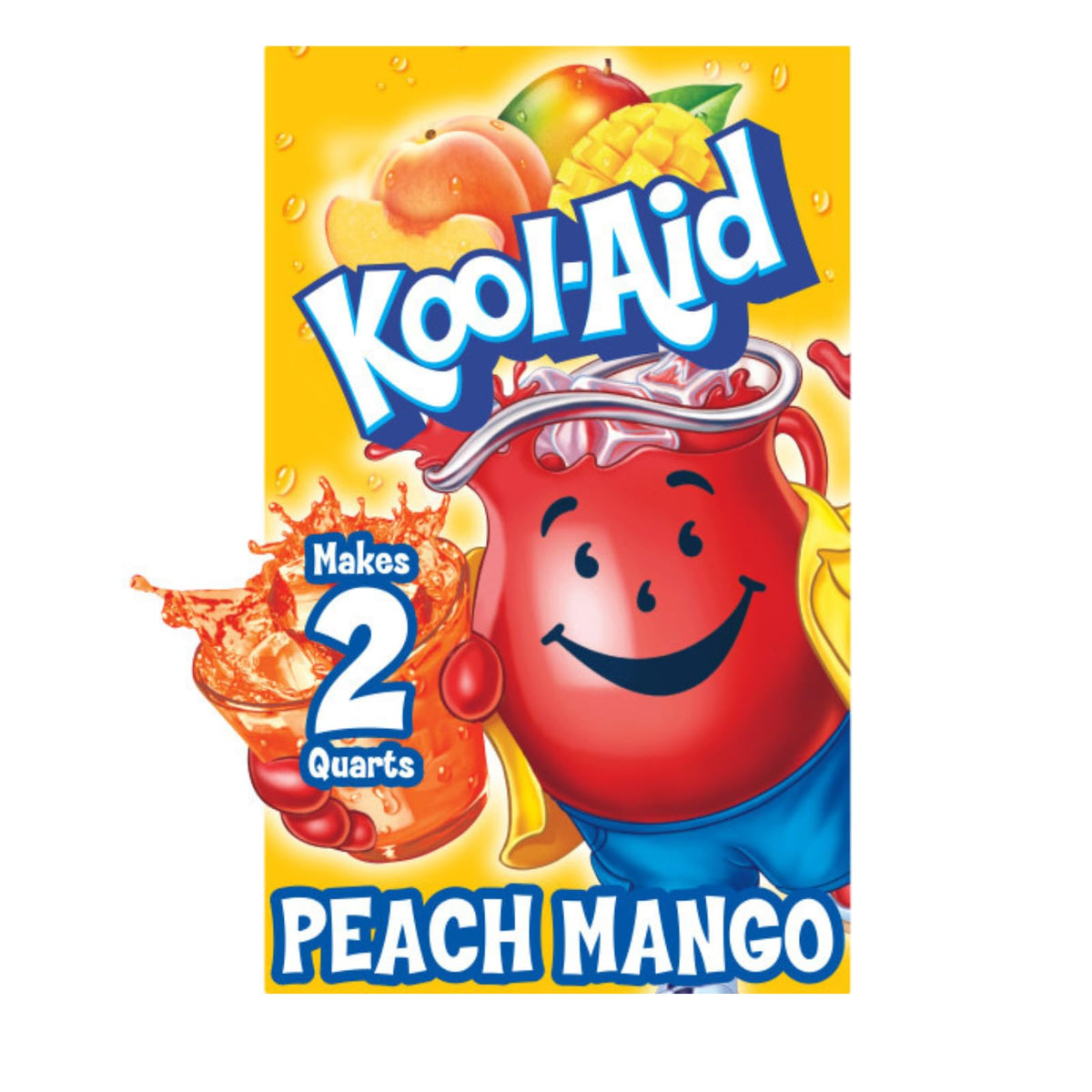 Kool-Aid Peach Mango 48 Packets – Makes 96 Quarts Just Add Sugar | Caffeine Free