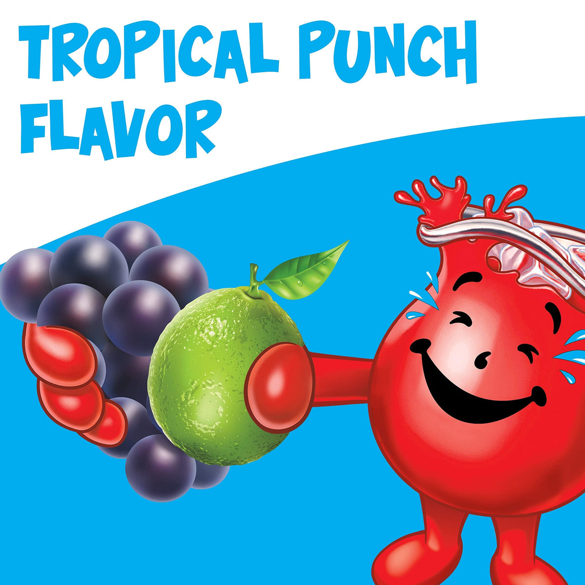 Kool-Aid Tropical Punch Unsweetened Caffeine Free Powdered Drink Mix – 96 Packets