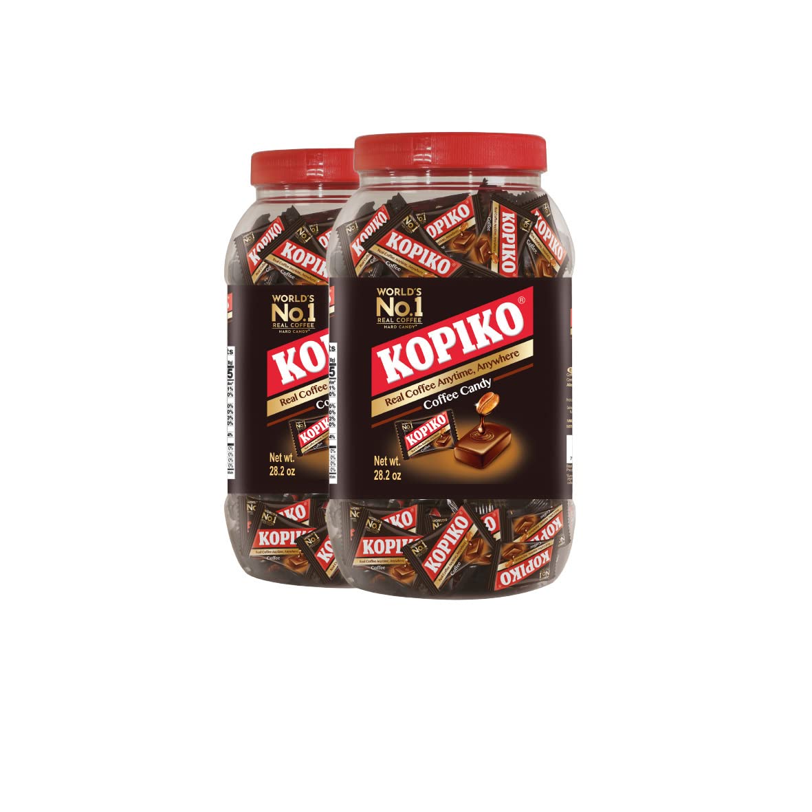 Kopiko Coffee Candy – Bold Real Coffee Extract Hard Candy (2-Pack, 28.2 oz per pack)