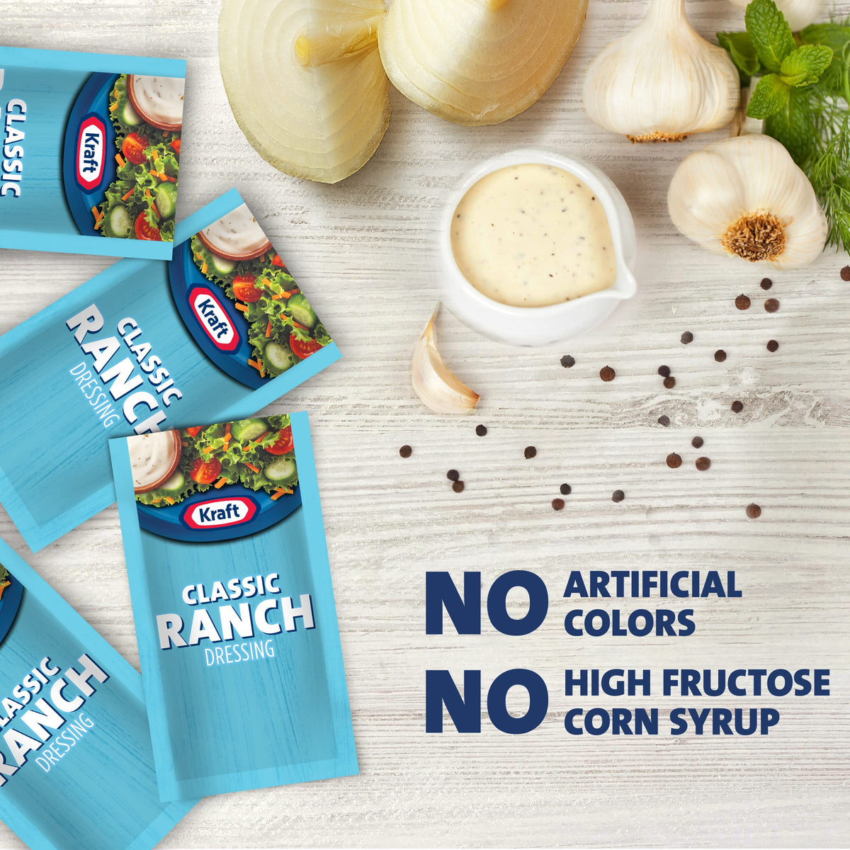 Good Seasons Kraft Ranch Dressing Packets – 0.44 oz, Pack of 200